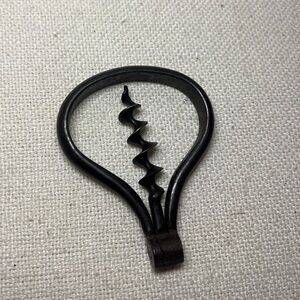 Vintage Hand-Forged Wire Corkscrew Bottle Opener